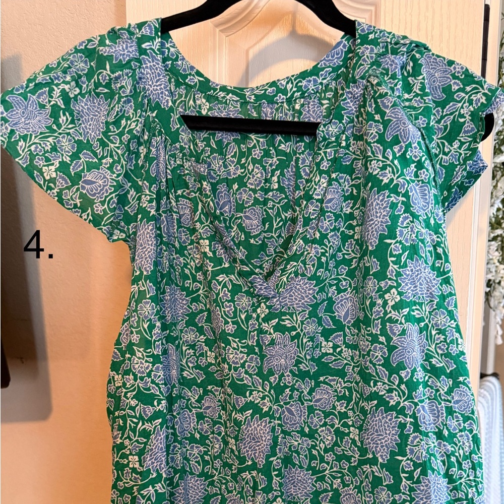 GREEN/BLUE SPRING-SUMMER SHIRT. XXL